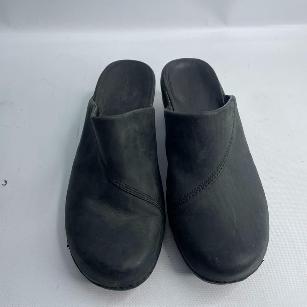 Patagonia Size 8.5 Better Clog Slide‎ Mules Leather Shoe Black Style T11500 - Picture 2 of 8